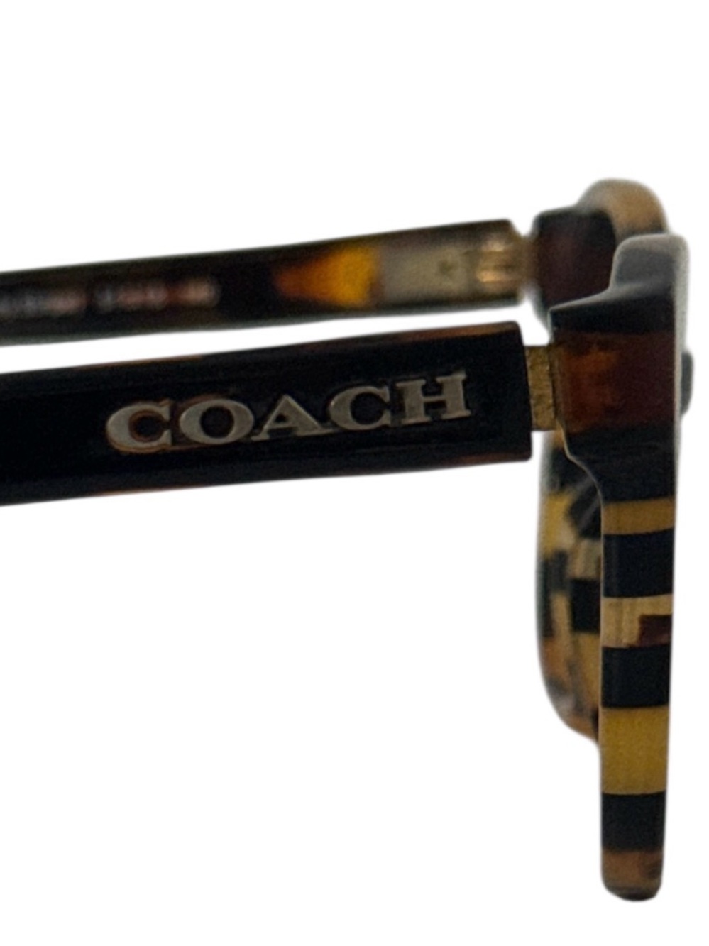 Authentic Coach prescription designer tortoise brown eyeglasses frames - Picture 8 of 10